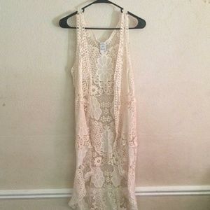 Sale! Festival Long boho cover up top